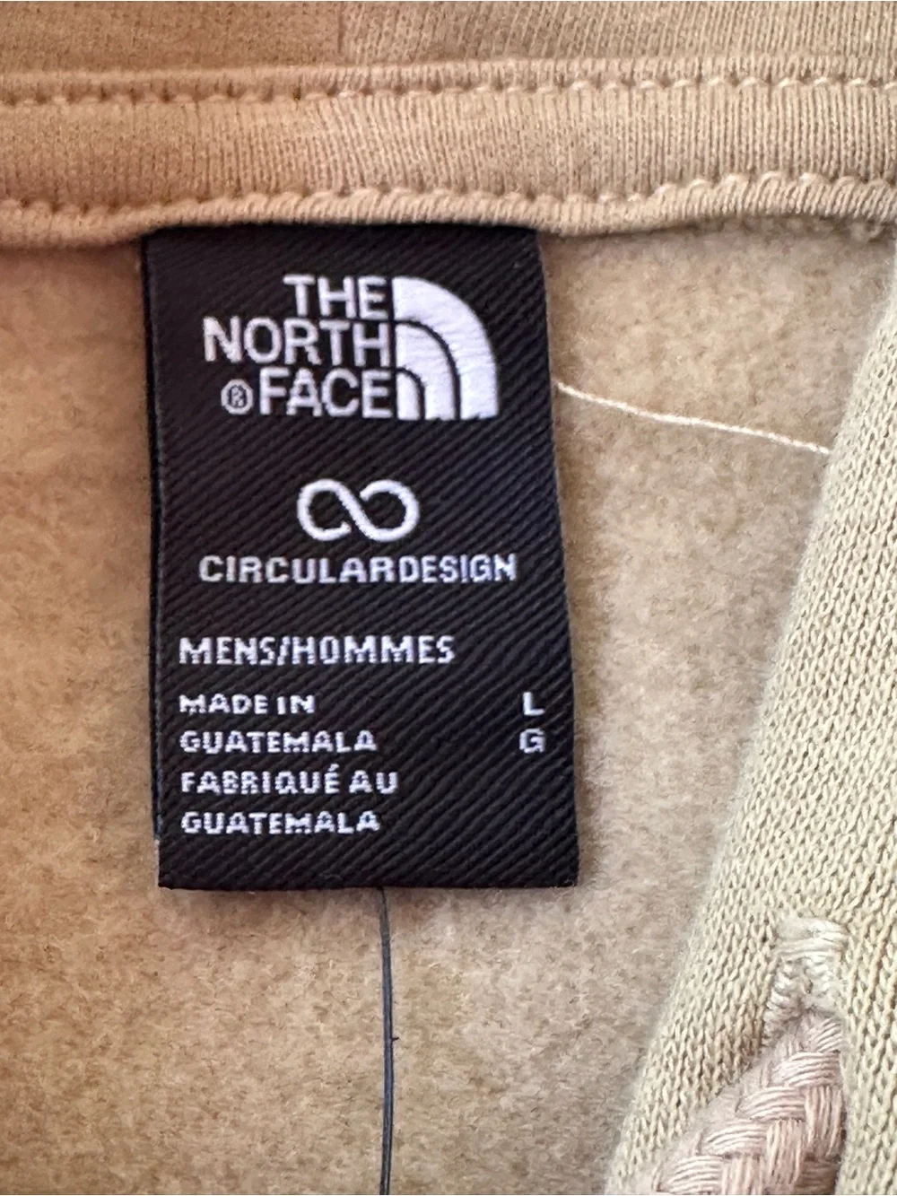 The North Face Evolution Half Dome Hoodie Men’s Large Khaki Stone NWT